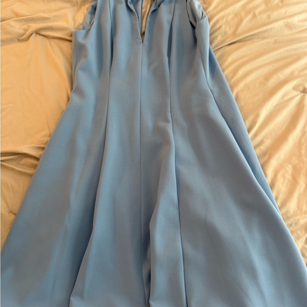 Black Halo Light Blue Dress size 8